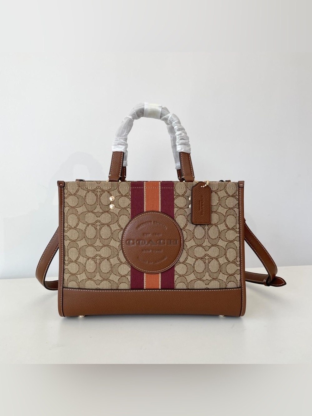 Coach Dempsey Carryall in Signature Jacquard
